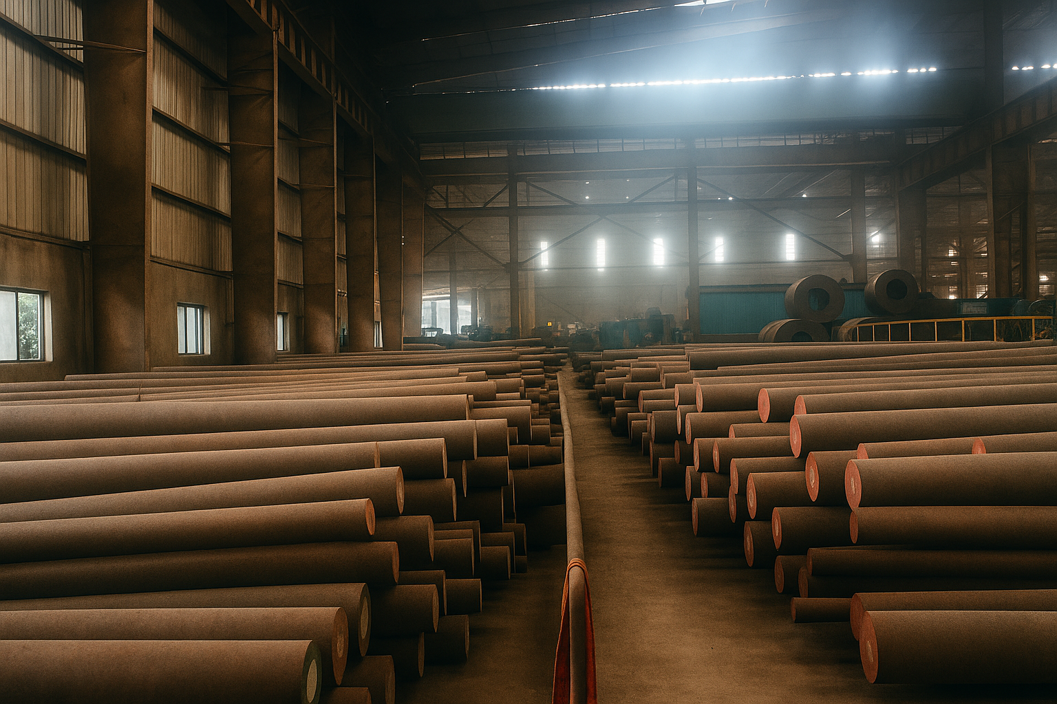 Steel Stock in Kalamboli Godown