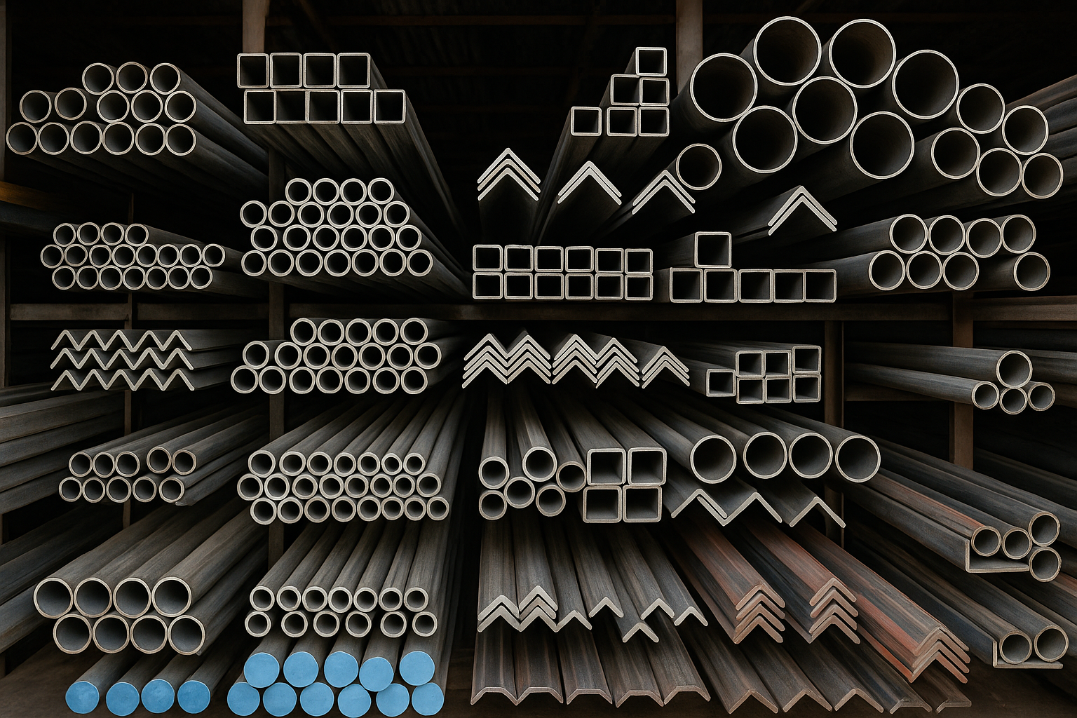 Organized Steel Storage Facility